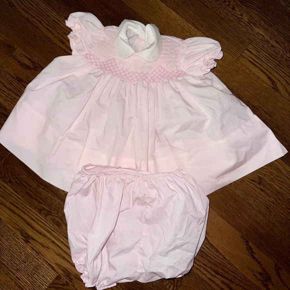 A Little Angel Set (with bloomers!) size 12 months! Vintage - Picture 1 of 3